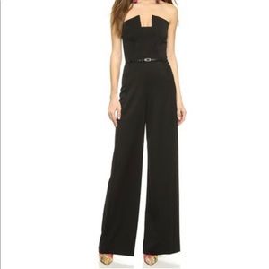 Black Halo Strapless Jumpsuit